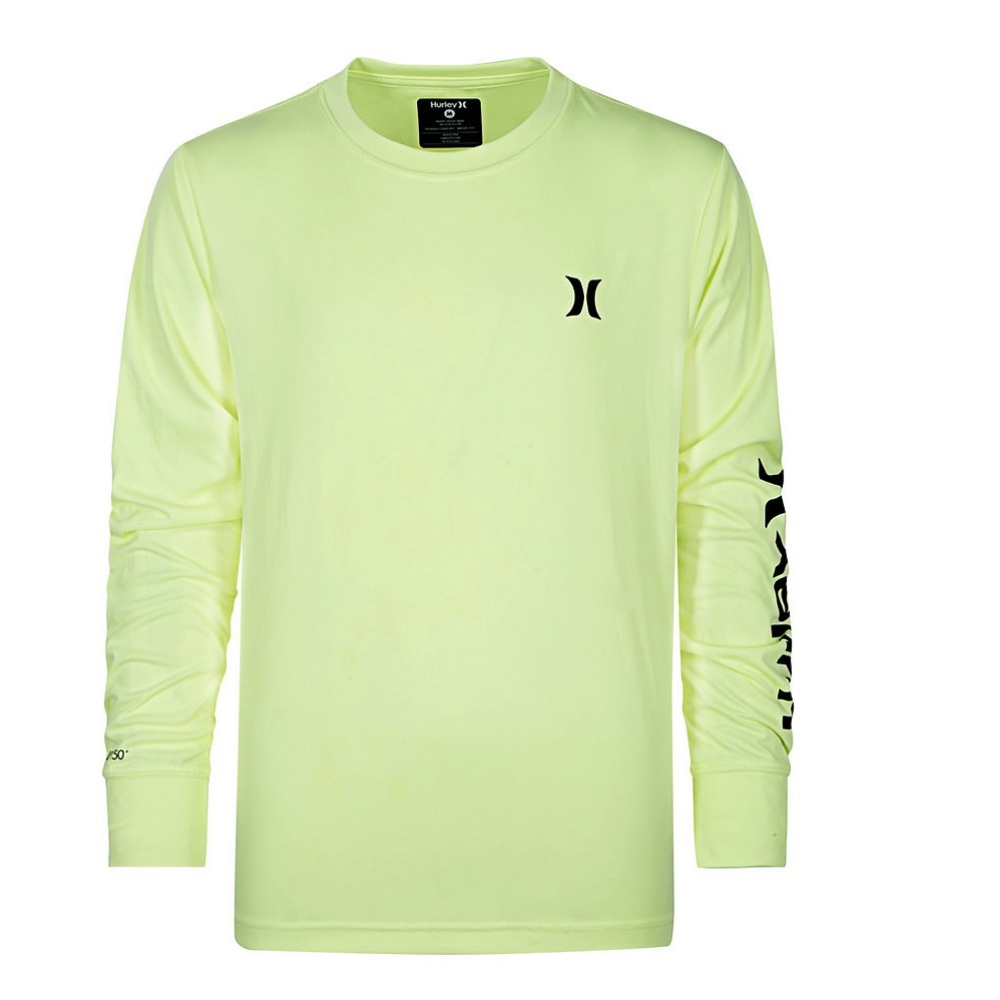 Hurley Boys Long Sleeve Rash-guard Shirt
